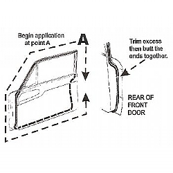 1960-1970 DOOR SEALS